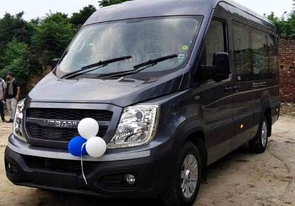 Book Comfortable 12 Seater Urbania Traveller for Long Trips